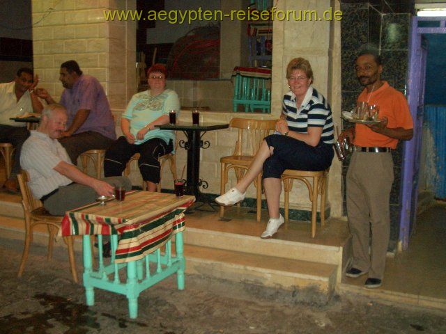 Lieblingscafe Om Kalthoum in Luxor