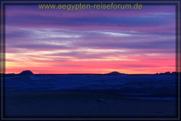 Sonnenuntergang Weiße Wüste