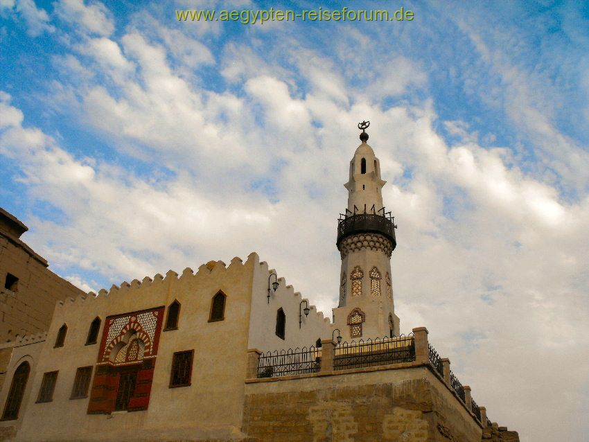 Bewölkte Abū l-Haggāg-Moschee