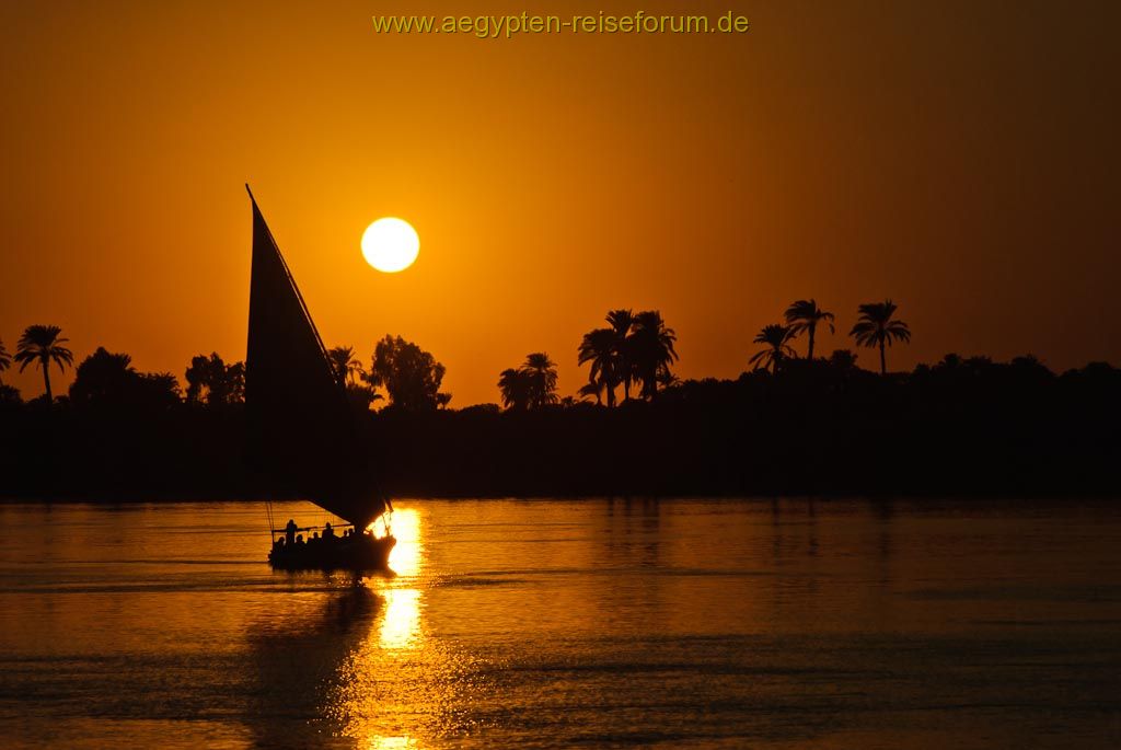 Sonnenuntergang am Nil
