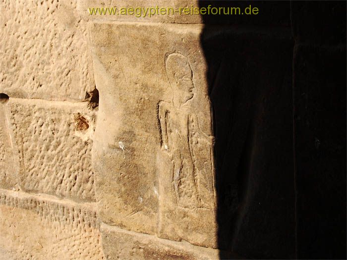 Graffiti ijm Isistempel von Philae