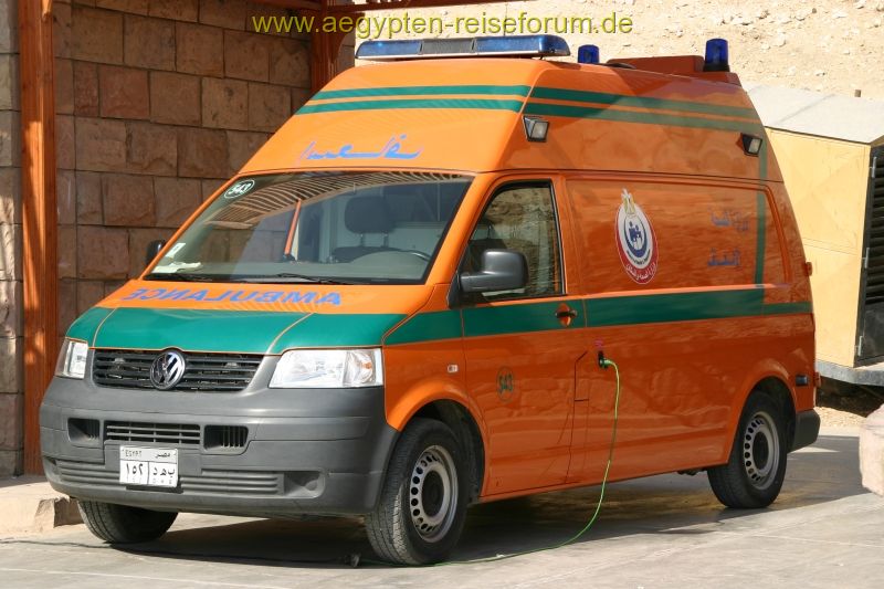 Krankenwagen bei Hatschepsut