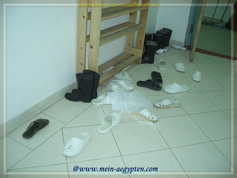 Vorraum vom OP -  im General Hospital in Hurghada