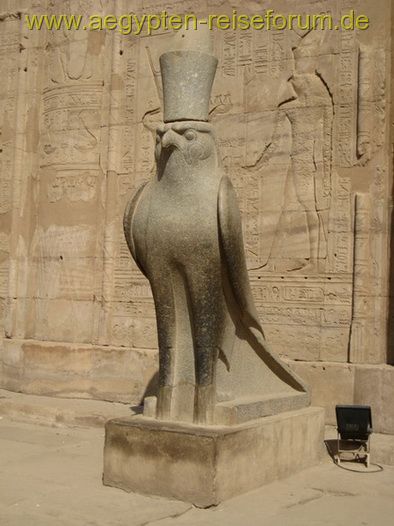 Horus im Edfu-Tempel
