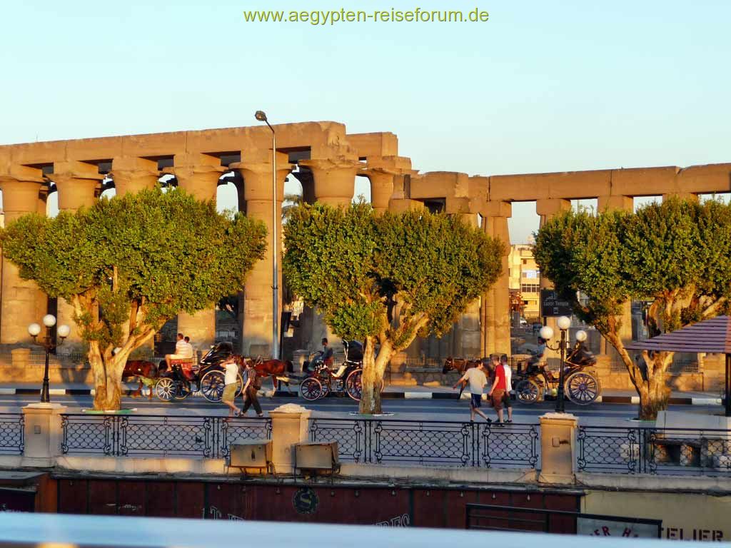 Kaleshen vor Luxor-Tempel