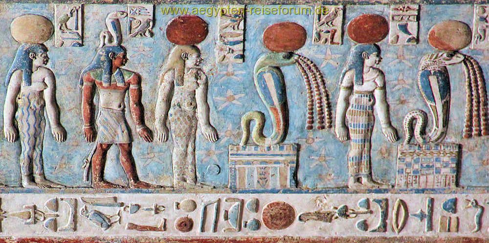 Im Tempel von Dendera