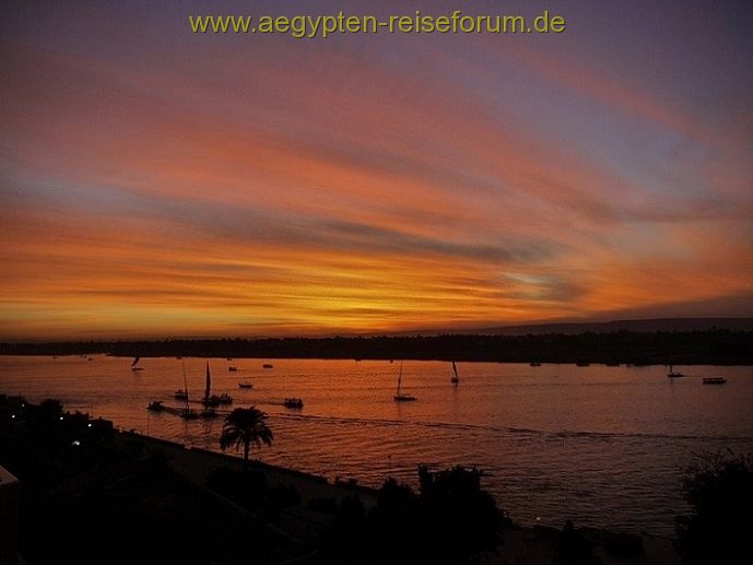 Der Nil am Abend