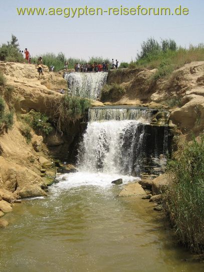 Wasserfälle in der Wadi El Rayan Protected Area