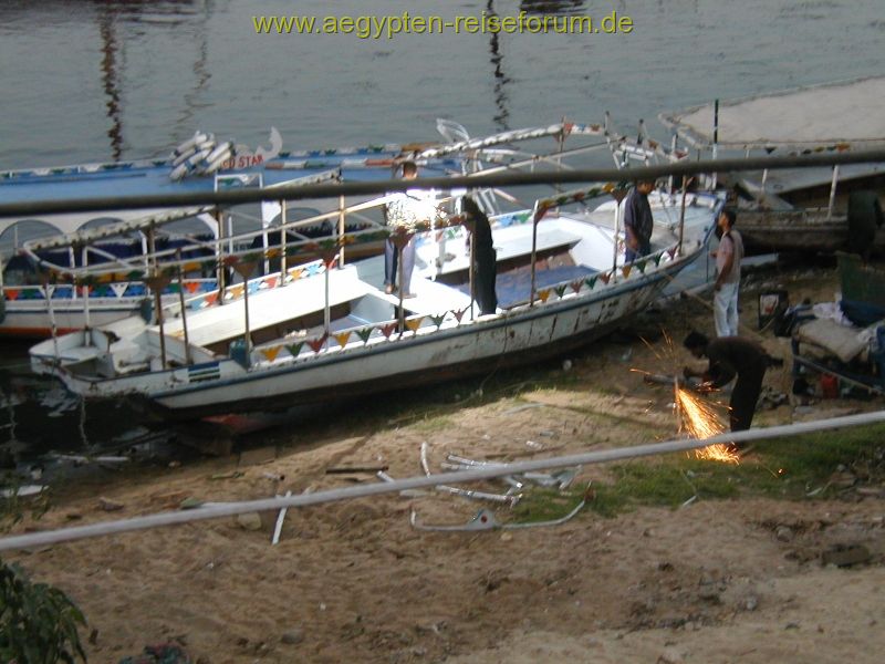 Schlosser auf der "Westbank-Werft"