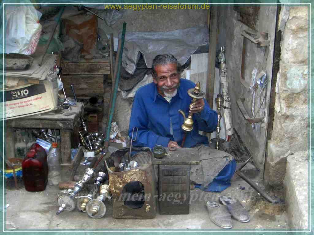 Shisha-Reparatur in Kairo