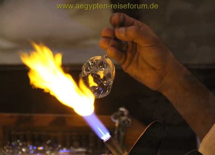 Glasbläser in Assuan