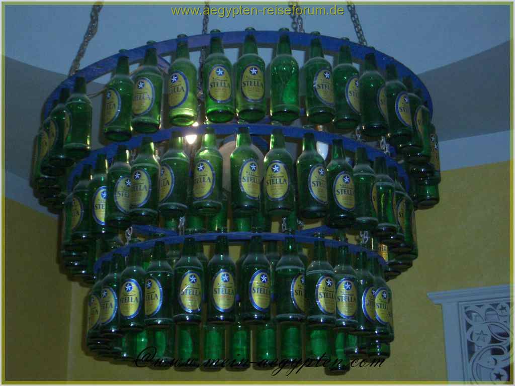 Stella-Glas-Flaschen-Lampe