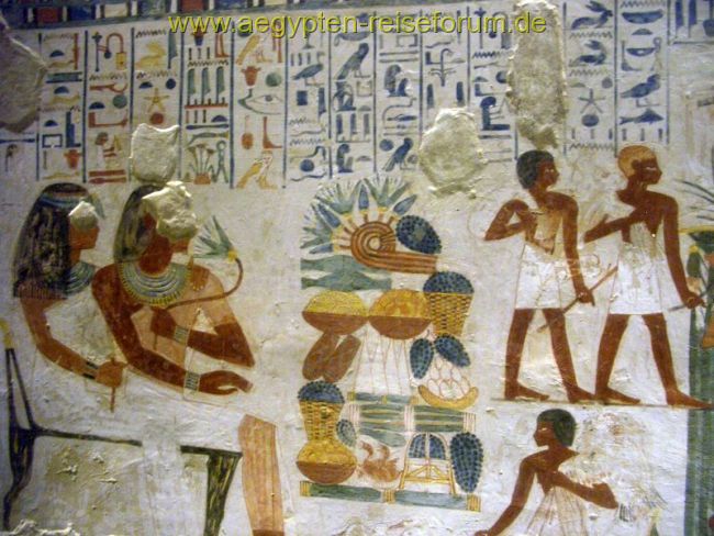 Auch den alten Ägyptern schmeckten Trauben :-)