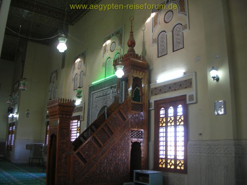Minbar in der El Tabia Moschee Assuan