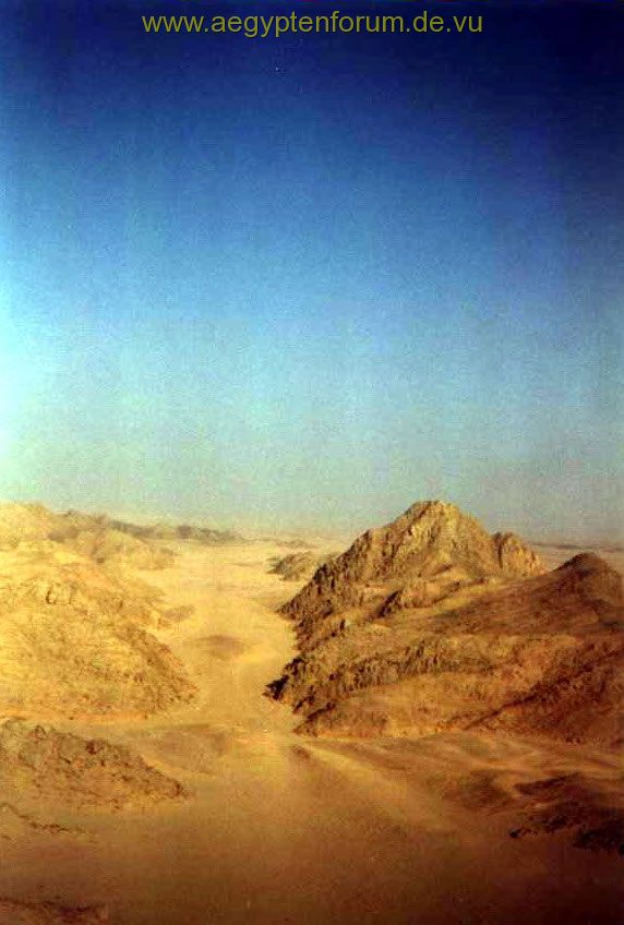 Die Wüste bei Hurghada - Okt. 2003