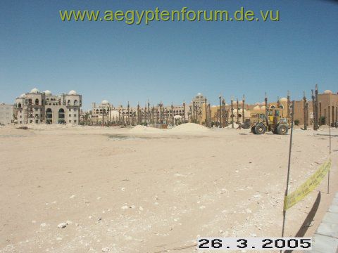 Baustelle Makadi Palace vom März