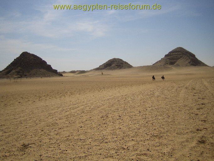 Blick auf Abusir