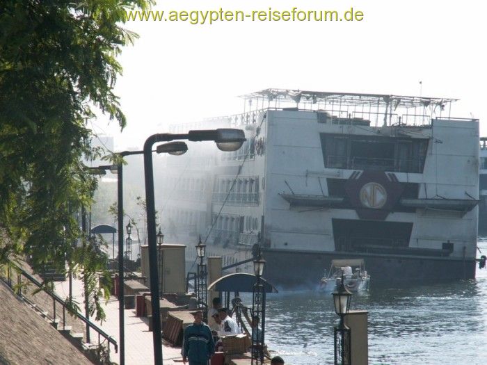 Brand auf der MS Caprice