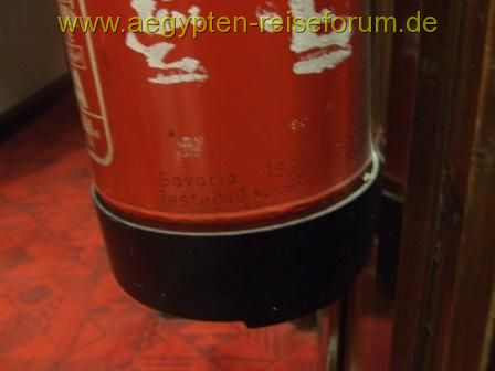 Feuerlöscher 1992 auf der Cheops III