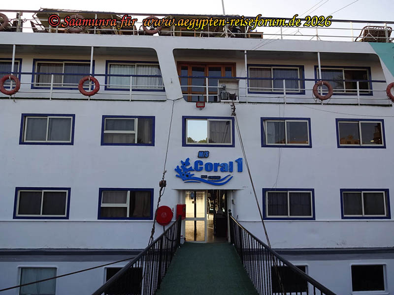 MS Coral I Wohnschiff Sohag