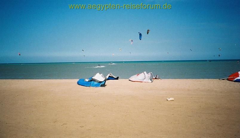 Kiten am Roten Meer