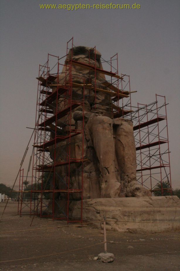 Gerüst Memnon Koloss