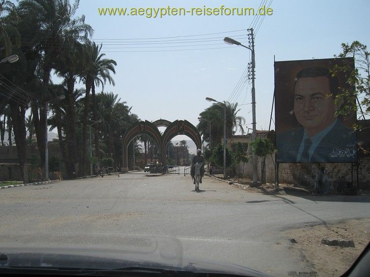 Das wohl meist beschilderte Gesicht Ägyptens