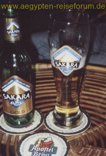 Ägyptisches Bier auf deutschen Bierdeckeln
