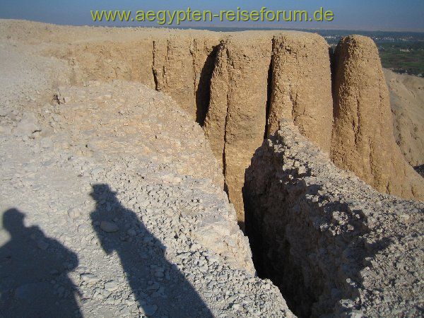 Aegyptens Sonne von hinten