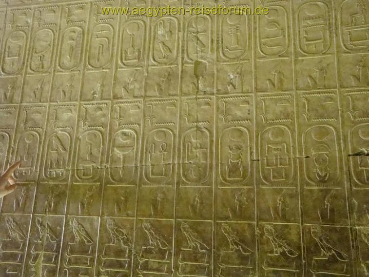 Königsliste in Abydos