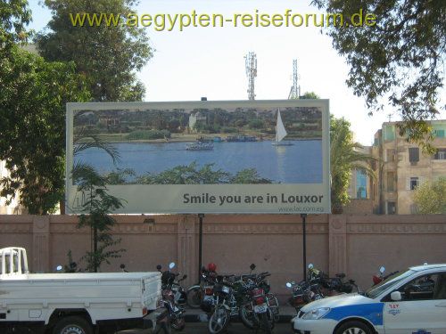 Werbung für Luxor