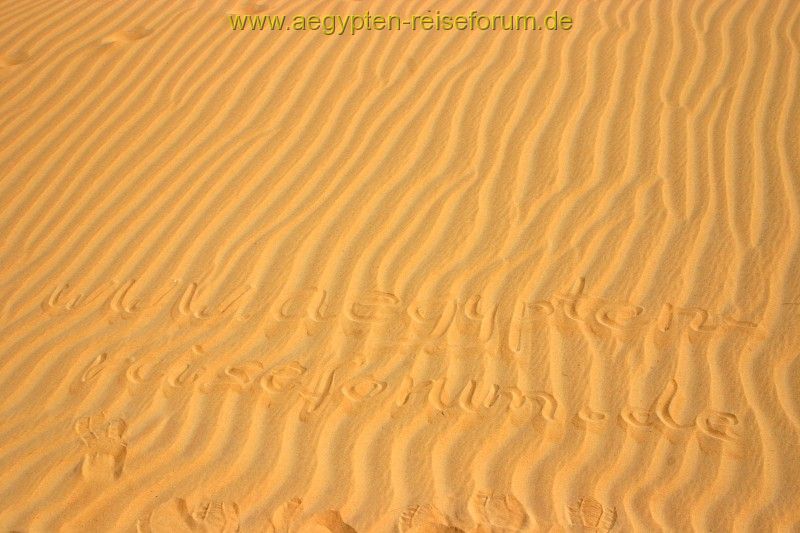Spuren im Sand