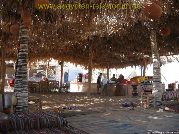 die Chill-Out Area bei den Surfern