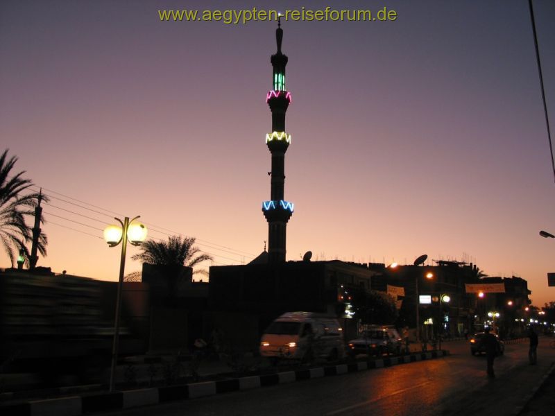 Minarett am Abend