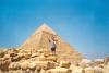 Kleiner Mann erobert die Chefren Pyramide Kleiner Mann erobert die Chefren Pyramide