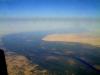 Der Nil auf dem Flug von Luxor nach Kairo Der Nil auf dem Flug von Luxor nach Kairo